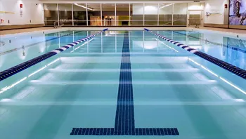 Marina’s Swim School Burlington heated indoor pool for swimming lessons.