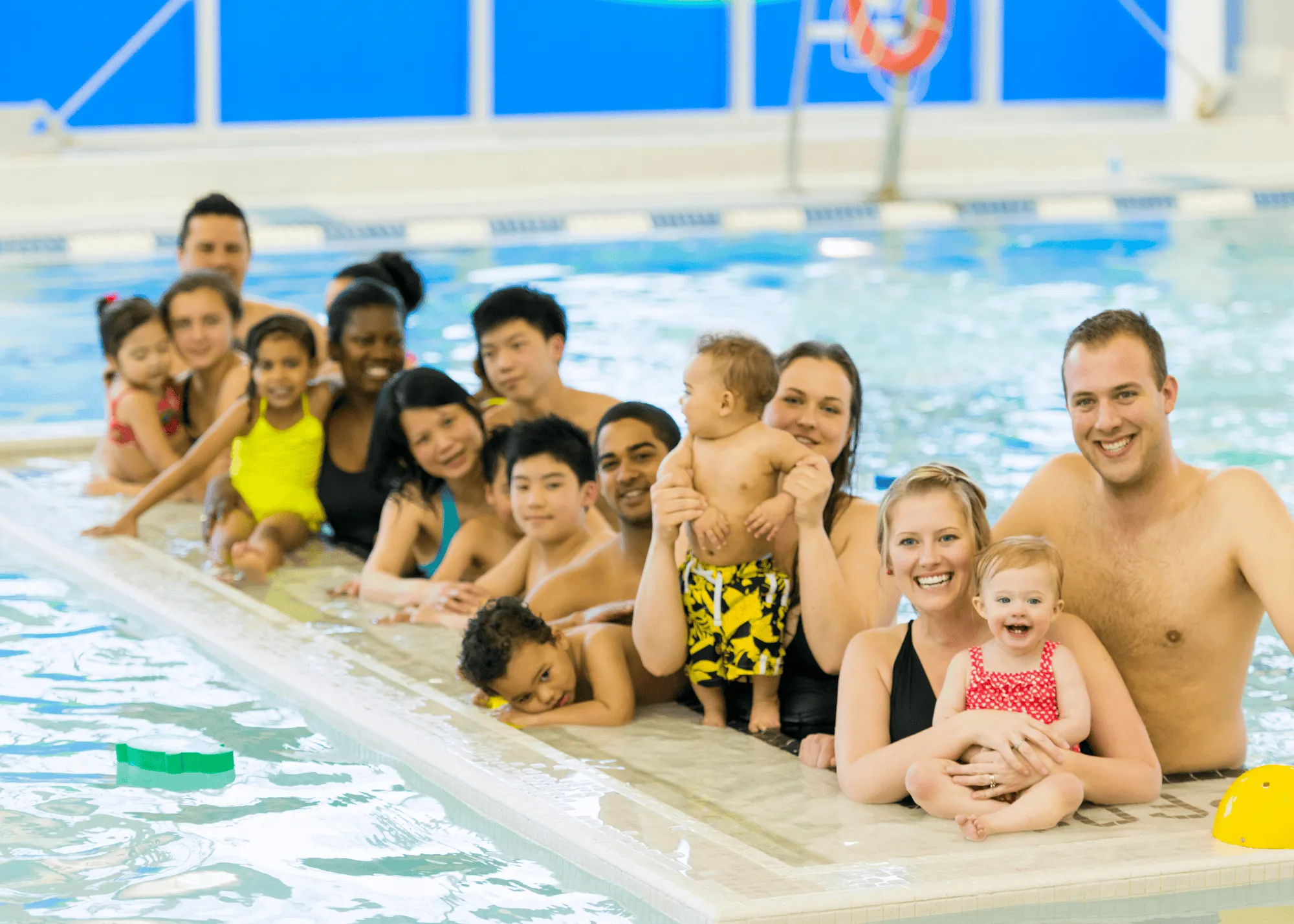family swim session