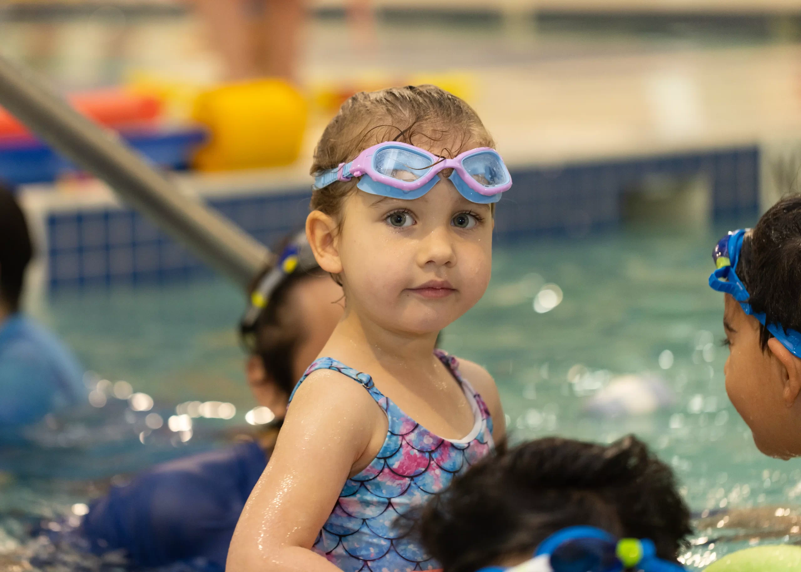 Warm water swimming pool